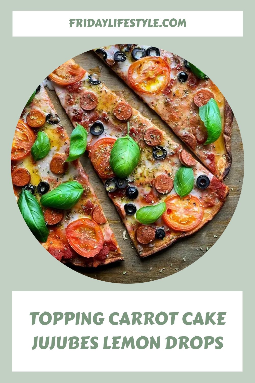 Topping Carrot Cake Jujubes Lemon Drops